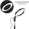 Lampa pierścieniowa 8 cali metalowa pilot selfi stojak [23140000823]